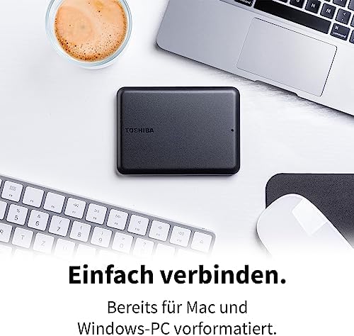 Toshiba Canvio Partner 2TB Portable 2.5’’ External Hard Drive, USB 3.2, Mac & Windows Compatible. Xbox, PS4, PS5 - Image 3