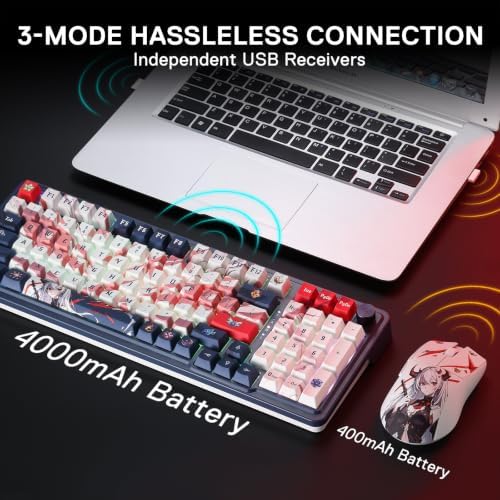 Redragon Eisa Anime Keyboard & Mouse Combo, K686 PRO KB + M916 26K DPI Mice - Image 5