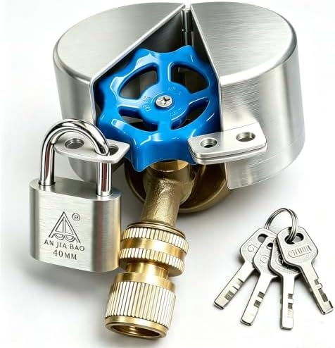 Outdoor Faucet Lock, Stainless Steel by TEMEILI