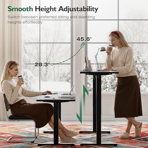 Monomi 59" Electric Standing Desk,Adjustable Height Sit Stand Up Desk,Black - Image 4
