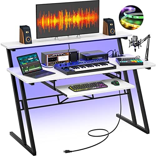 Armocity Music Studio Desk Production Workstation - Recording Studio Desk by Armocity