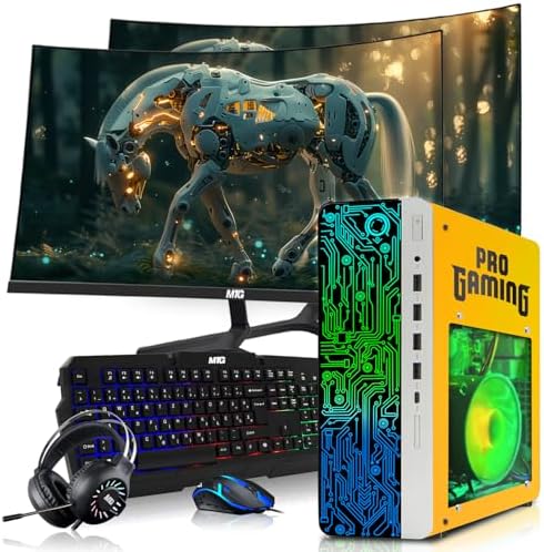 HP G4 Gaming PC, AMD Ryzen 3 Pro, 16GB RAM, 256GB SSD + 2x500GB HDD Win 11 by Amazon+Renewed