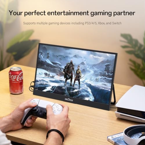 InnoView 2K Portable Monitor 15.6" QHD 100% sRGB, Built-in 180° Adjustable Stand Travel Monitor USB C Standard HDMI Ultra-Slim Portable Monitor for Laptop MacBook Phone PS5 Xbox Switch - Image 7