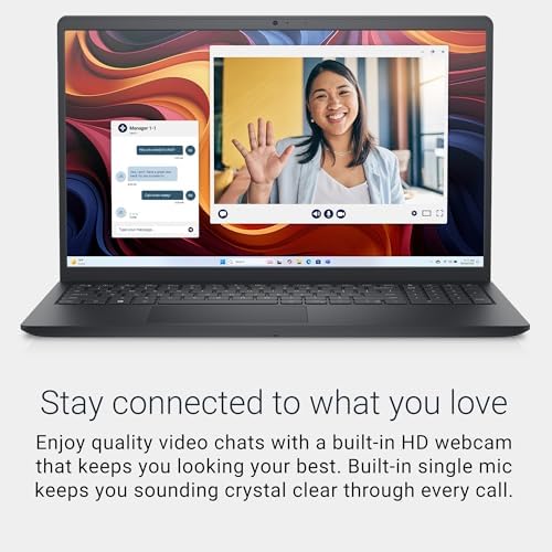 Dell 15.6 Laptop, AMD Ryzen 5 7520U with Radeon 610M, Windows 11 Home - Image 3