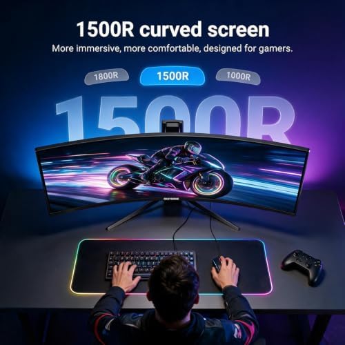 34" Curved Gaming Monitor 240Hz 1500R WQHD 3440X1440P - Image 4