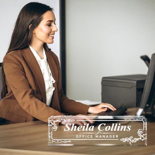 Custom Name Plate for Desk, Employee Appreciation Gifts, Office Decor - Image 3