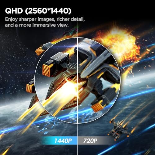 KOORUI 27 Inch Curved Gaming Monitor QHD 180Hz, 1ms 1500R VA Display - Image 2