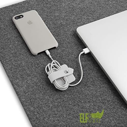 Cord Organizer Earbuds Holder Earphone Wrap Earphones Organizer Headset Headphone Earphone Wrap Winder Cord Manager Cable Winder Gray - Image 6