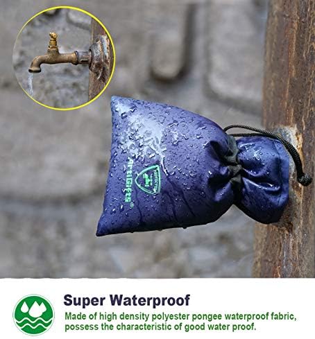 Pro Outdoor Faucet Cover Socks for Winter Freeze Protection, 5.9" W x 7.7" H, Mazarine Blue, Set of 2 - Image 4