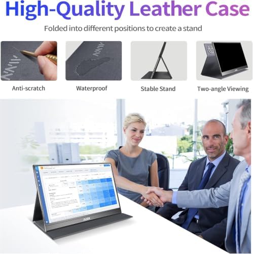 MNN 15.6" FHD 60Hz Portable Monitor USB-C HDMI IPS HDR Gaming Laptop - Image 6