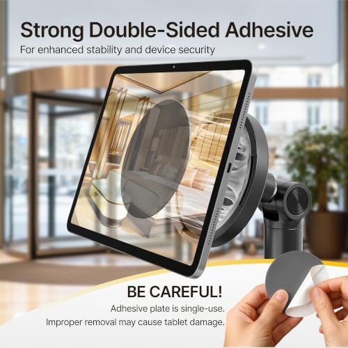 monTEK Anti-Theft Tablet Stand, Frameless Kiosk, Security Lock, 7-15 Inch - Image 5