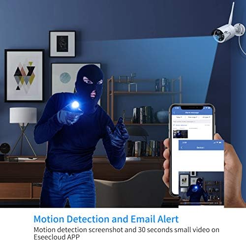 Hiseeu 5MP Home Security Camera System Outdoor, 2.4G/5G Wireless WiFi Pro - Image 3