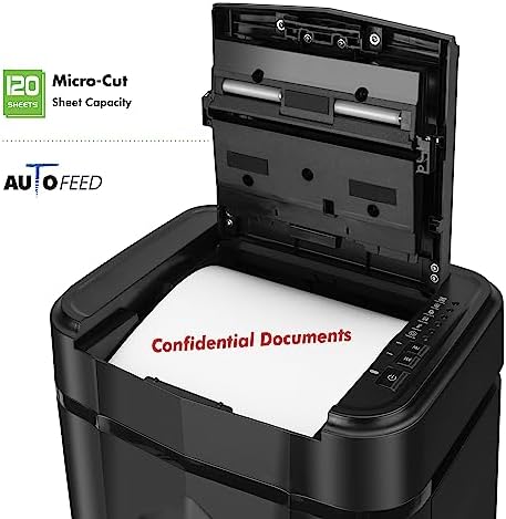 Aurora Professional Grade AU125MA 120-Sheet Auto Feed High-Security Micro-Cut Paper Shredder/60 Minutes/Security Level P-5 - Image 3