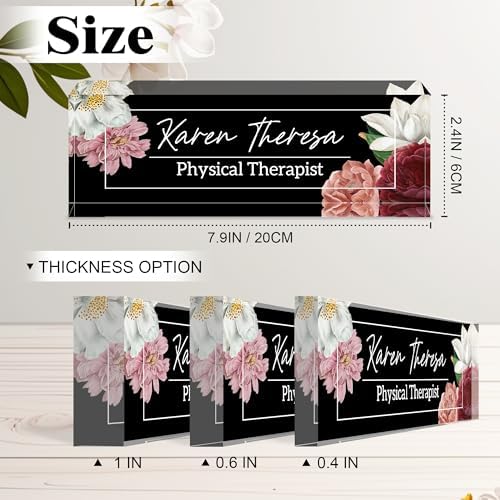Ship Next Day Custom Name Plate for Desk, Desk Name Plate Personalized - Image 3