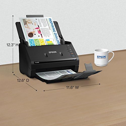 Epson Workforce ES-400 Color Duplex Document Scanner for PC and Mac, Auto Document Feeder (ADF) - Image 3