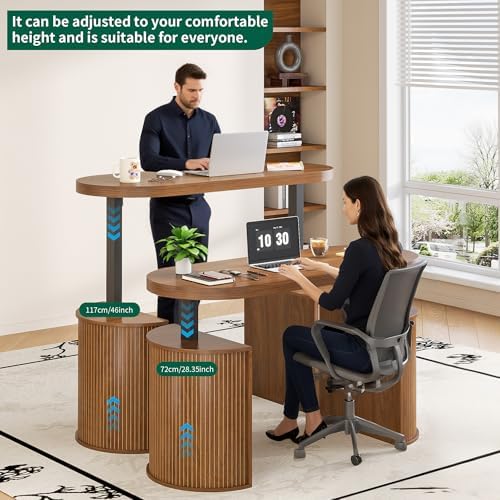 Electric Standing Desk, Sit Stand Up Desk, Adjustable Height Executive Desk - Image 4