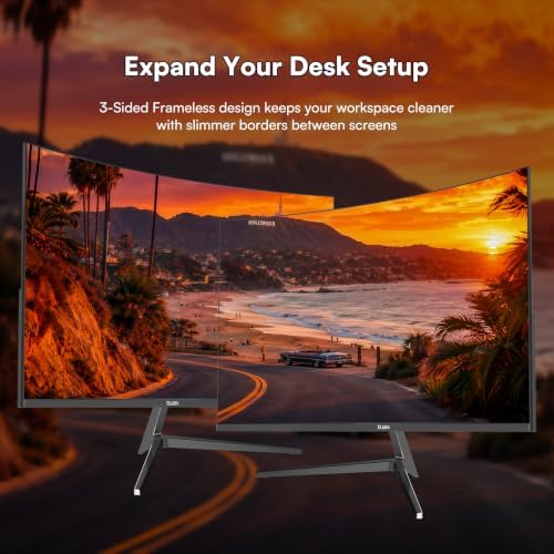 24 Inch Curved Monitor FHD 1080P 100Hz, VA Panel for Computer, 3000R - Image 5