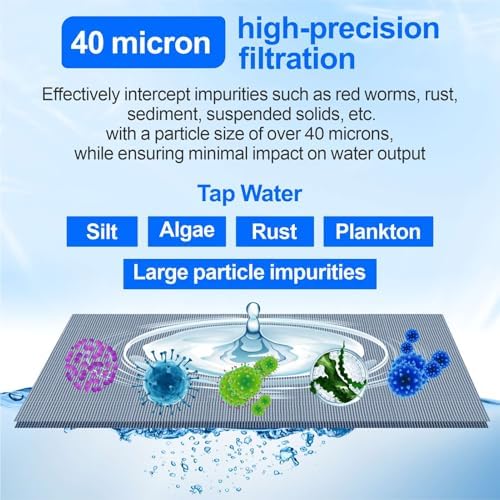 Spin Down Sediment Filter, 3/4 Inch Brass Whole House Pre-Filter - Image 4