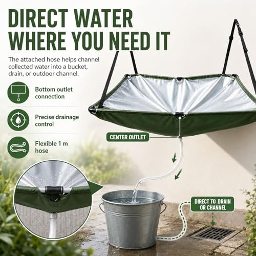 Hanging rainwater Collection System，rain Collection System Kit. - Image 7