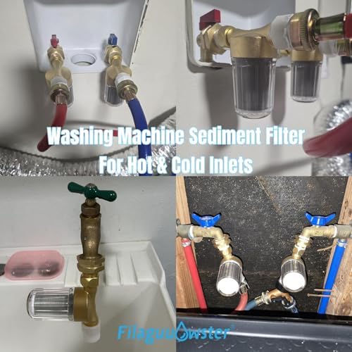 FA21 Brass Water Filter for Shower, Washing Machine 1/2+3/4 - Image 2