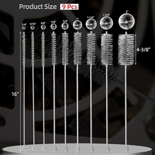 16 Inch Extra Long Pipe Cleaning Brush Set - Image 2