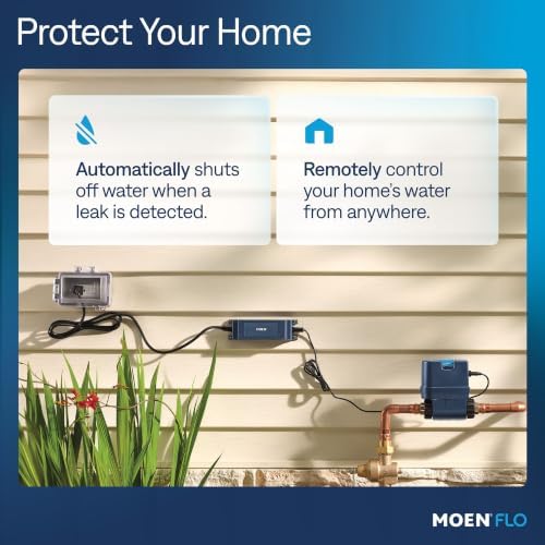 Moen Flo Shutoff, 3/4" Automatic Water Leak Detector & Shutoff, 900-001 - Image 2