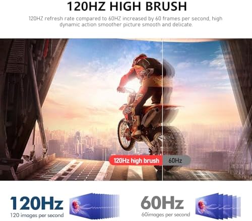 Gawfolk 24.5 Inch Gaming Curved Monitor 3000R 120Hz PC Screen Full HD 1080P - Image 2