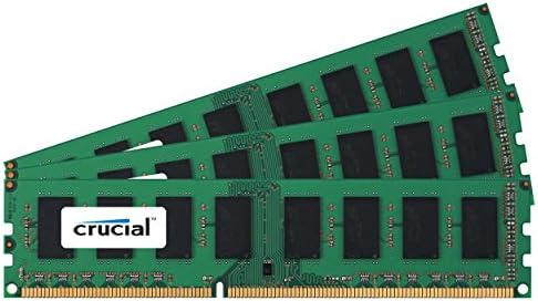 Crucial 12GB Kit (4GBx3) DDR3 1600 MT/s (PC3-12800) CL11 Non-ECC UDIMM Desktop Memory CT3KIT51264BA160B / CT3CP51264BA160B by Crucial