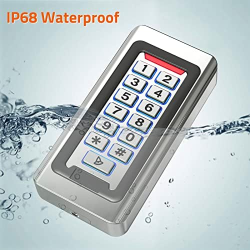 Wireless WiFi Access Control Keypad, Metal Stand-Alone Door Access Control - Image 6