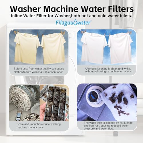 Washing Machine Water Filter, Carbon Shower Filter, Chlorine Filter for Tap - Image 2