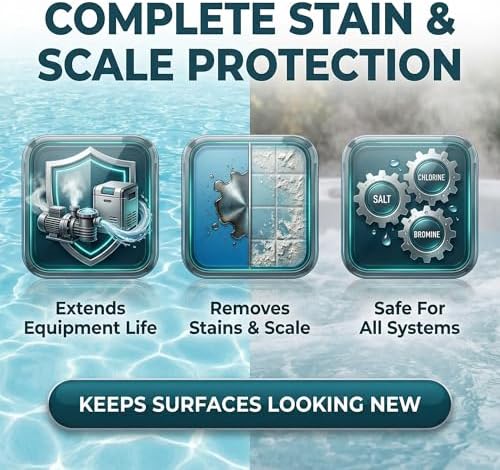 BubbyShine Pool & Spa Stain & Scale Control for Hot Tubs, Scale Remover, 3L - Image 6