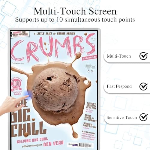 55" Touch Digital Signage Display Kiosk Indoor Floor Standing Advertising - Image 3