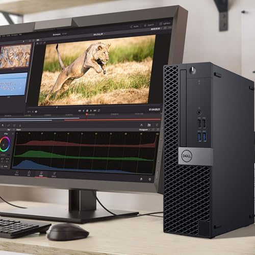 Dell OptiPlex SFF Desktop Computer PC, Intel Core i7-6700 Processor, 16GB DDR4 Ram, 512GB PCIe NVMe SSD, New 24 inch Monitor, HDMI, Built-in WiFi, Wireless Keyboard & Mouse, Windows 11 Pro (Renewed) - Image 6