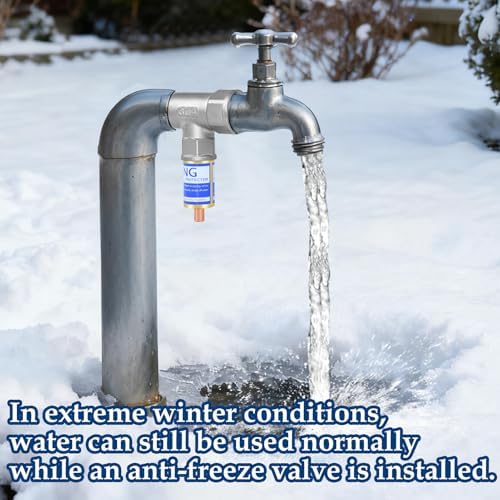 1 Set T-Type Outdoor Faucet Freeze Protector, Metal Spigot Covers with Tape - Image 6