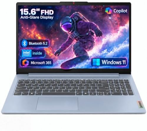 Lenovo Business 15.6" FHD Laptop, Intel Processor, 8GB DDR5, 128GB Storage by LENOVO