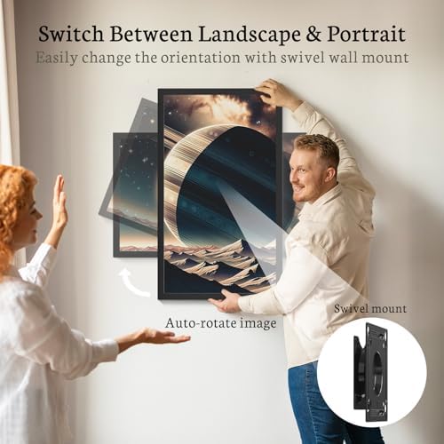BSIMB 32" Digital Picture Frame, Anti-Glare Screen, Dual-Band Wi‑Fi, 64GB - Image 5