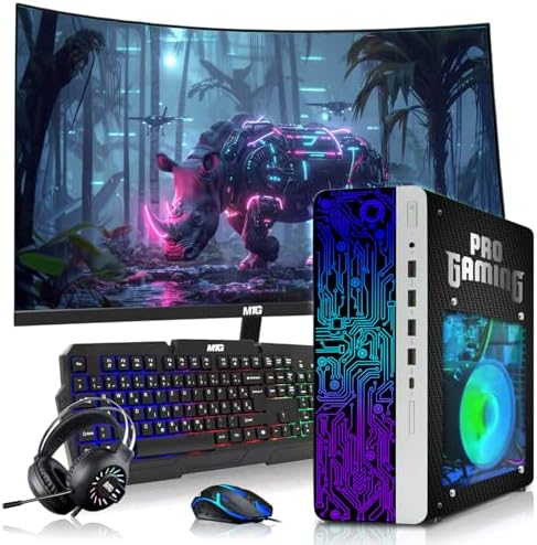 HP G4 Gaming PC, AMD Ryzen 3 Pro, 16GB RAM, 256GB SSD + 2x500GB HDD Win 11 by Amazon+Renewed