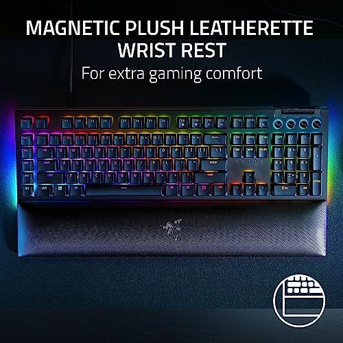 Razer BlackWidow V4 Mechanical Gaming Keyboard, Yellow Linear Switches - Image 5