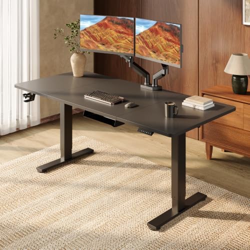 SANODESK 71x32'' Large Height Adjustable Ergonomic Electric Standing Desk by sanodesk