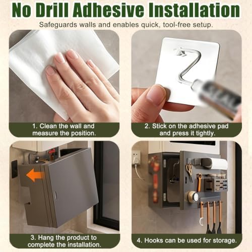 Heavy Duty Water Heater Pipe Covers, Wall-mounted Water Pipe Storage Rack - Image 6