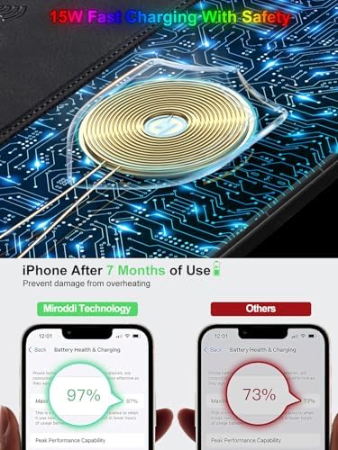 RGB Gaming Mouse Pad with Fast Wireless Charger, LED Extended Desk Mat, Home Office Large Desk Pad with Ultra-Smooth Surface, Non-Slip Base, Waterproof Keyboard Pad (Black) - Image 4