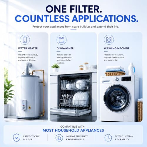 H&G Lifestyles Washing Machine Water Filter Anti Scale for Water Heater - Image 4