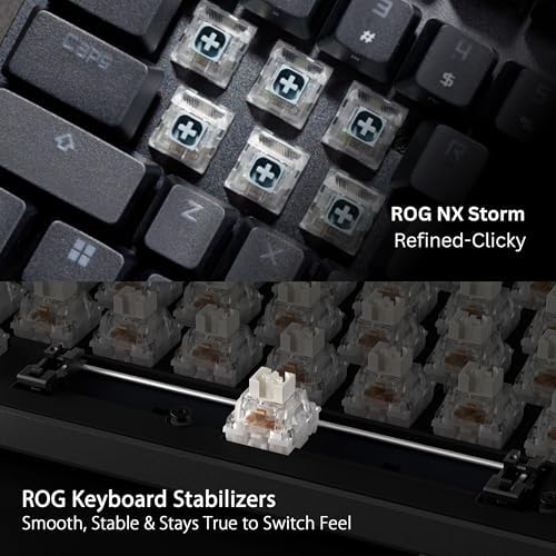 ASUS ROG Strix Scope II 96 Wireless Mechanical Gaming Keyboard - Black - Image 7