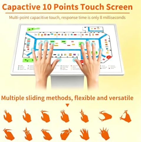 Digital Signage Kiosk HD1920x1080 Silver-32in128G - Image 5