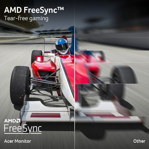 Acer SH273 P1si 27" IPS Full HD (1920 x 1080) Zero-Frame Gaming Office Monitor | AMD FreeSync Technology | Up to 144Hz Refresh | 1ms (VRB) | Tilt, Height Adjustment & Swivel | HDMI & VGA Ports - Image 3