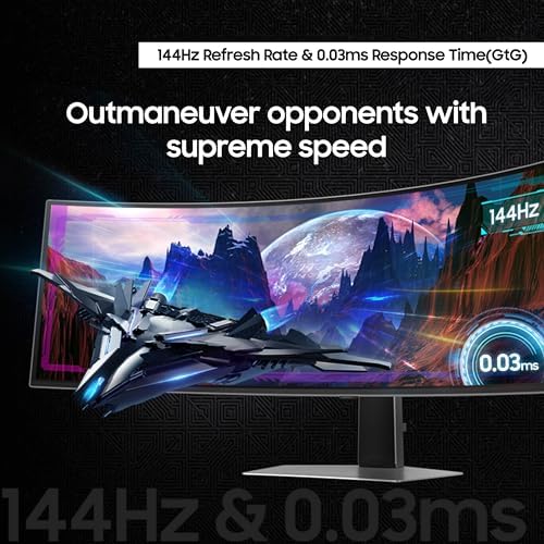 Samsung 49" Odyssey OLED G9 (G91SD) Dual QHD QD-OLED Curved Gaming Monitor - Image 6