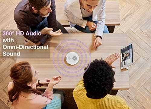 YAMAHA YVC-200 Portable USB & Bluetooth Speakerphone, Hold Meetings Anywhere, Noise Reducing Conference Phone with 10-Hour Rechargeable Battery Life - Image 3