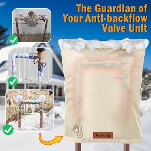 Backflow Preventer Cover, Pipe Freeze Insulation 40" W x 36" H - Image 2