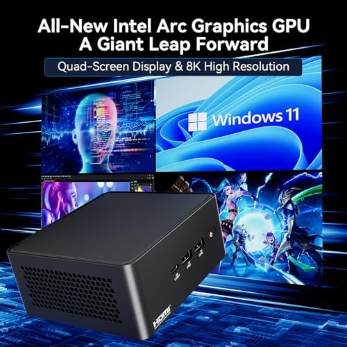 Intel NUC 14 Pro，for ASUS NUC 14 Pro NUC14RVH Revel Canyon AI Mini PC,Core Ultra 7 155H, Intel Arc GPU,AI Ready,32GB DDR5, 1TB SSD, Win 11 Pro, 8K/4K Quad Display/BT 5.3/WiFi 6E/Thunderbolt 4 - Image 7