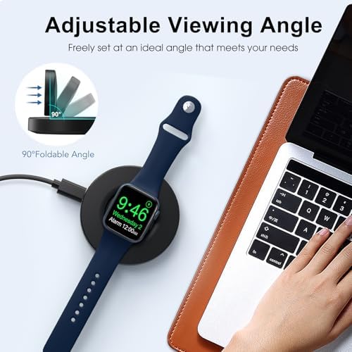 Upgraded for Apple Watch Charger,Portable Magnetic Fast Charging Dock - Image 6
